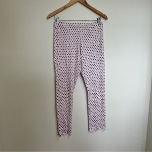 Roller Rabbit Heart Pajama Pants in Pink Size Small